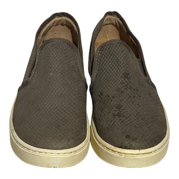 Sofft Somers Slip On Grey Leather Sneakers Women's Size 9.5 M Comfort Casual - Picture 3 of 8